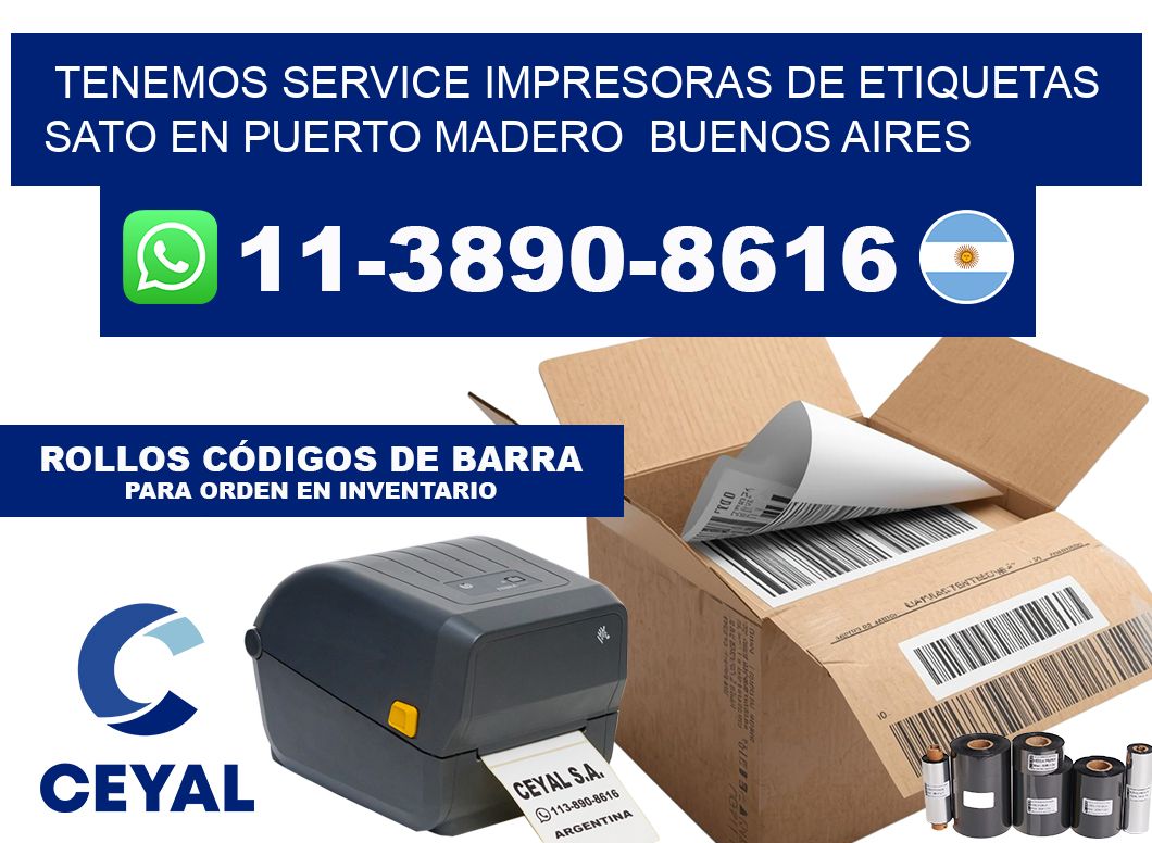 tenemos service Impresoras de Etiquetas Sato en Puerto Madero  Buenos Aires