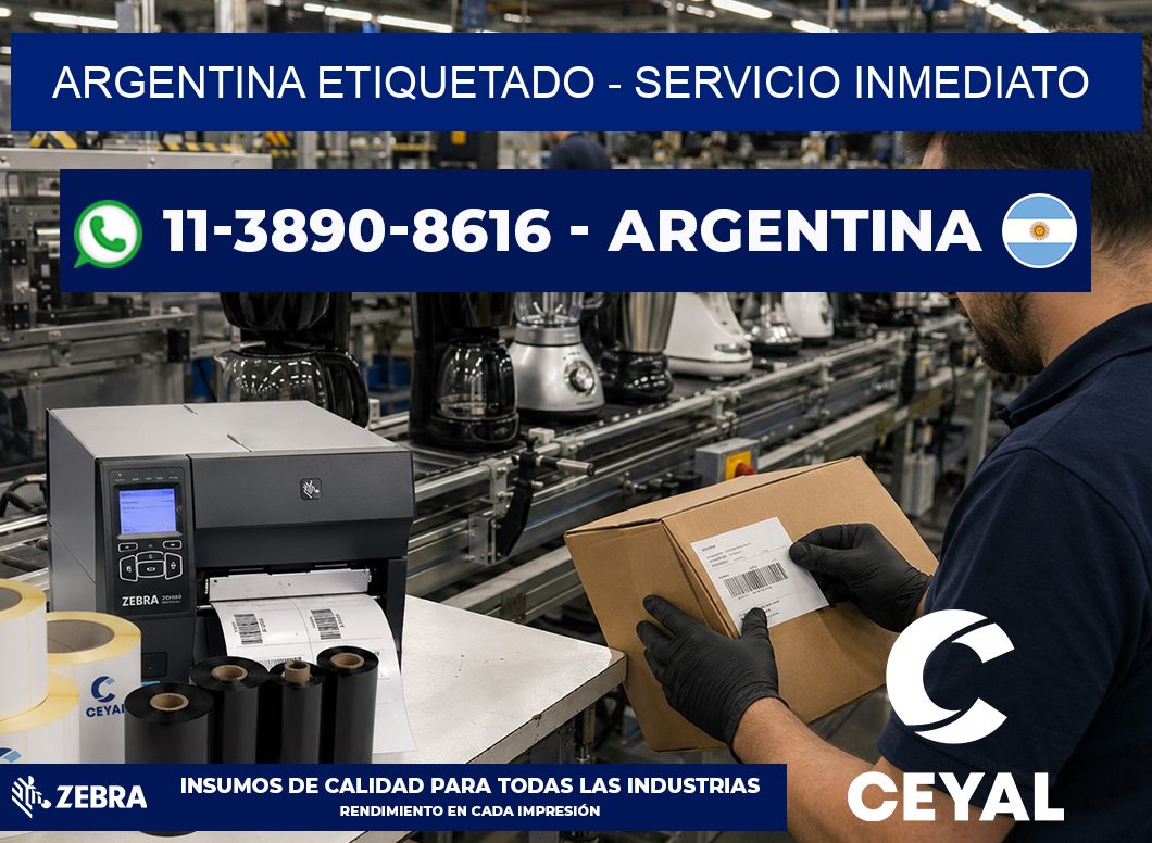 ARGENTINA ETIQUETADO - Servicio inmediato