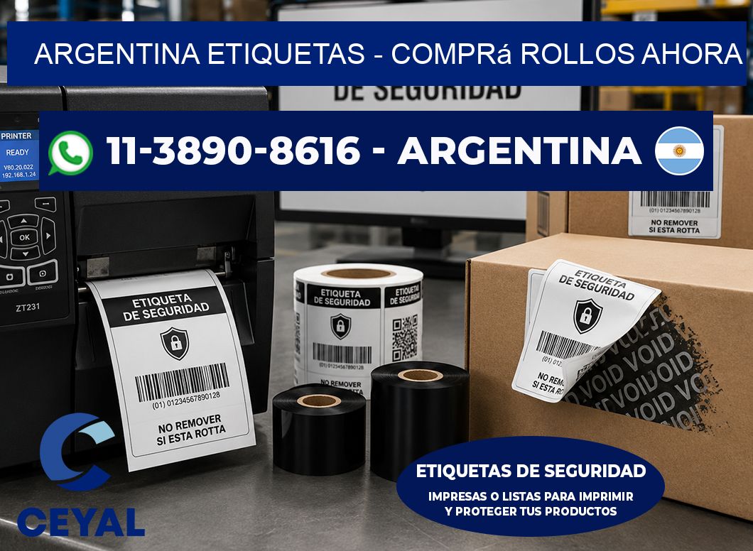 ARGENTINA ETIQUETAS - Comprá rollos ahora