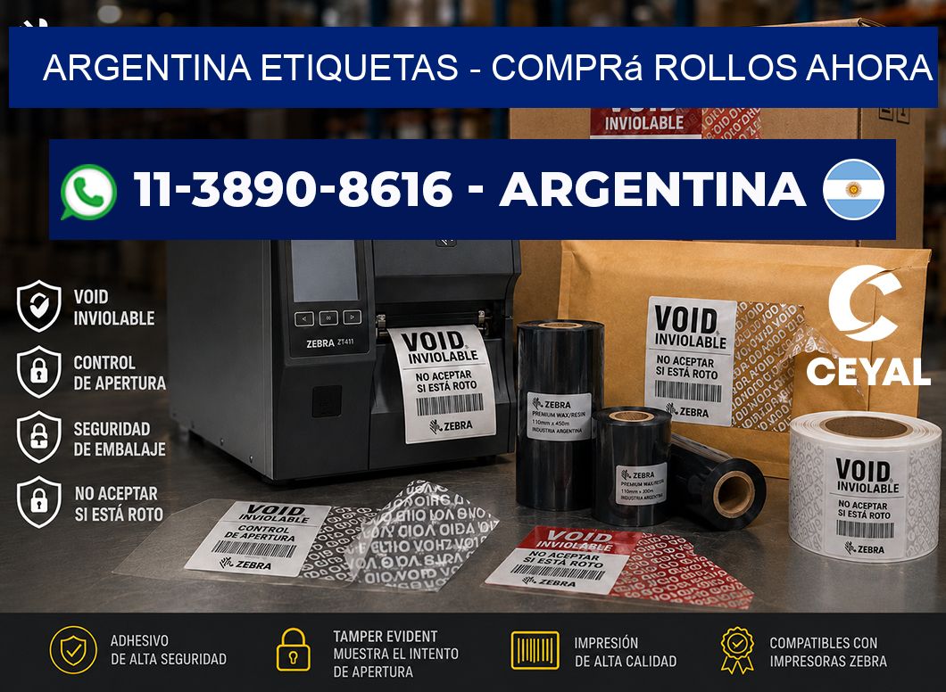 ARGENTINA ETIQUETAS - Comprá rollos ahora