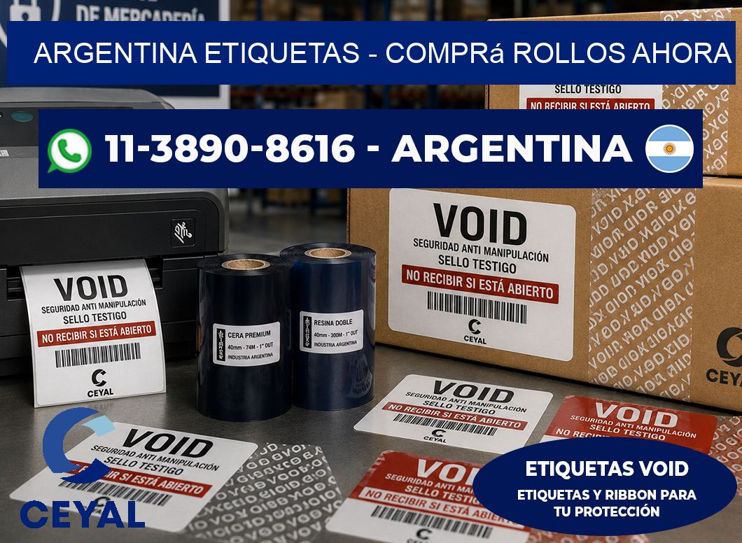 ARGENTINA ETIQUETAS – Comprá rollos ahora