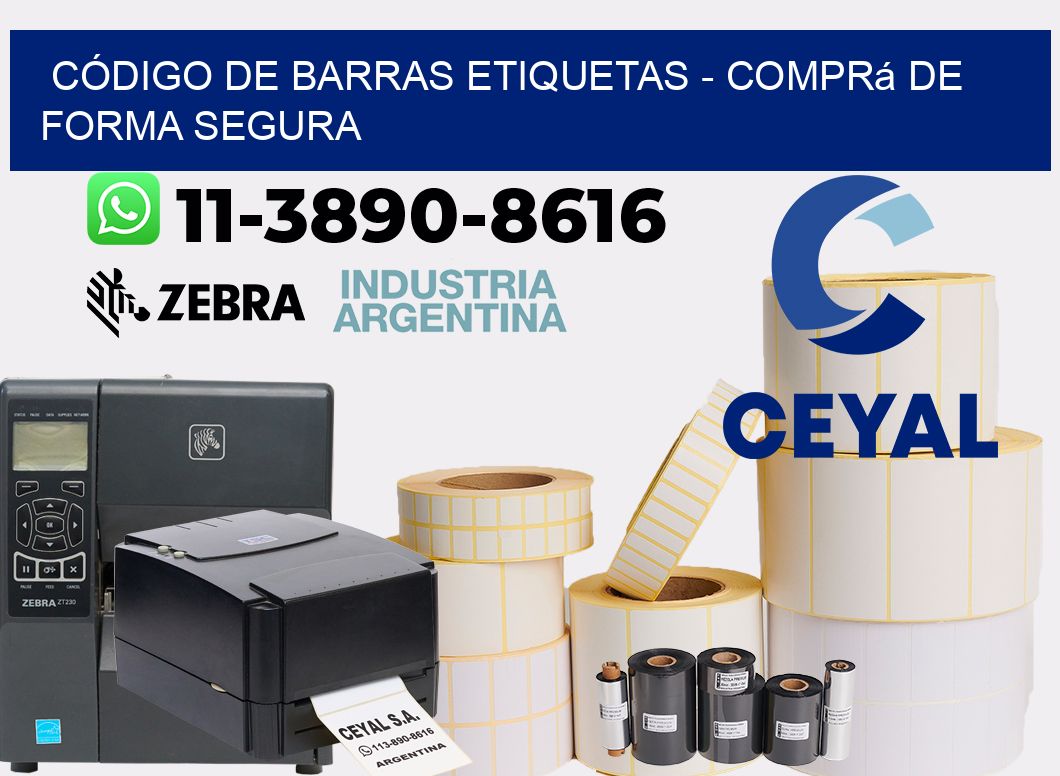 CÓDIGO DE BARRAS ETIQUETAS - Comprá de forma segura