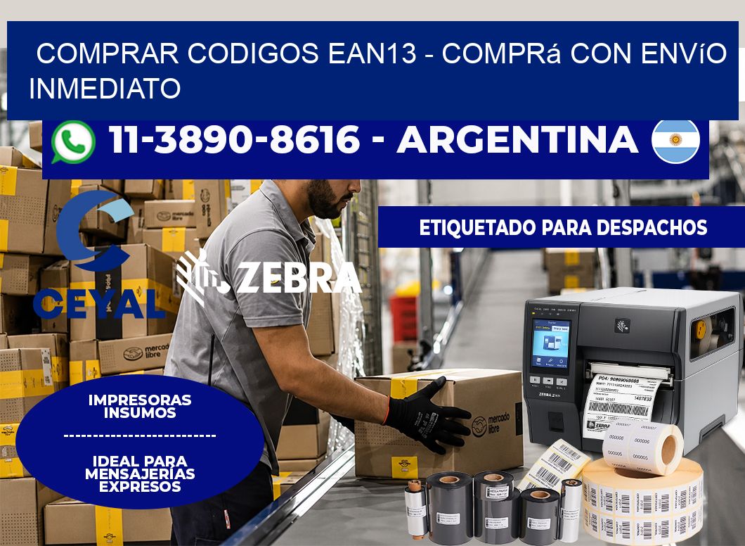 COMPRAR CODIGOS EAN13 - Comprá con envío inmediato