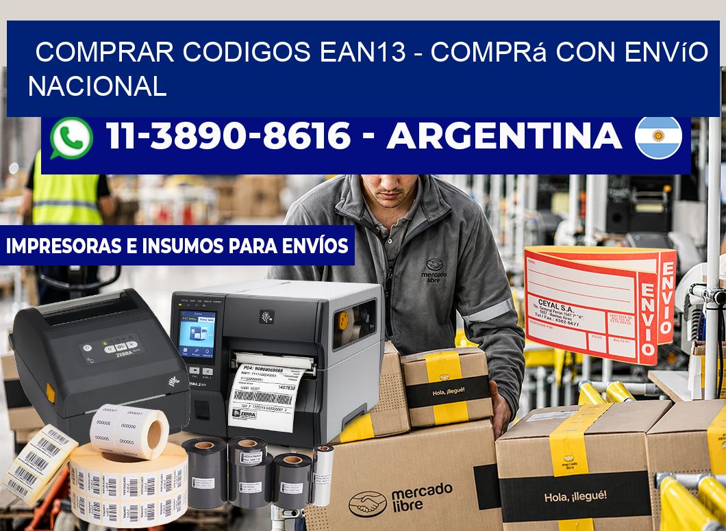 COMPRAR CODIGOS EAN13 - Comprá con envío nacional