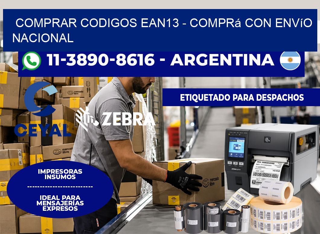 COMPRAR CODIGOS EAN13 – Comprá con envío nacional