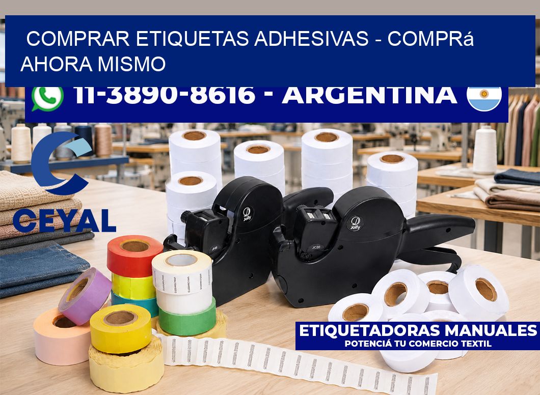 COMPRAR ETIQUETAS ADHESIVAS - Comprá ahora mismo