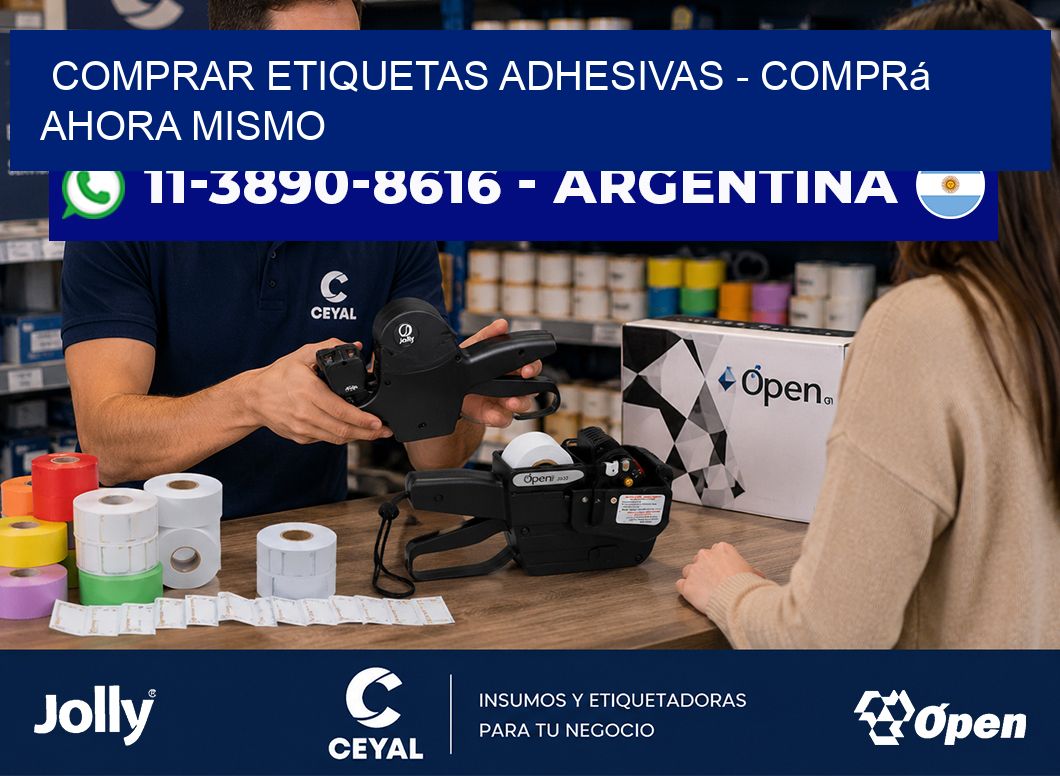 COMPRAR ETIQUETAS ADHESIVAS - Comprá ahora mismo