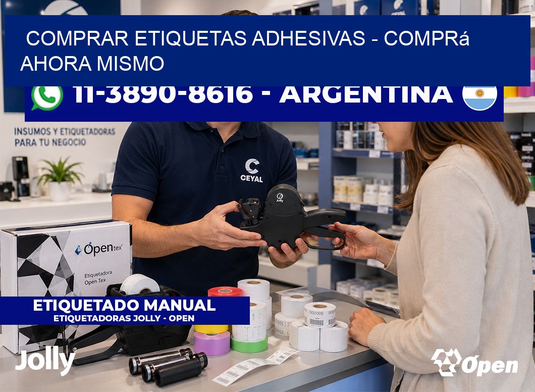 COMPRAR ETIQUETAS ADHESIVAS - Comprá ahora mismo