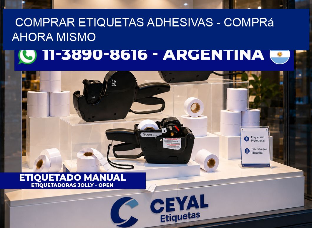 COMPRAR ETIQUETAS ADHESIVAS – Comprá ahora mismo