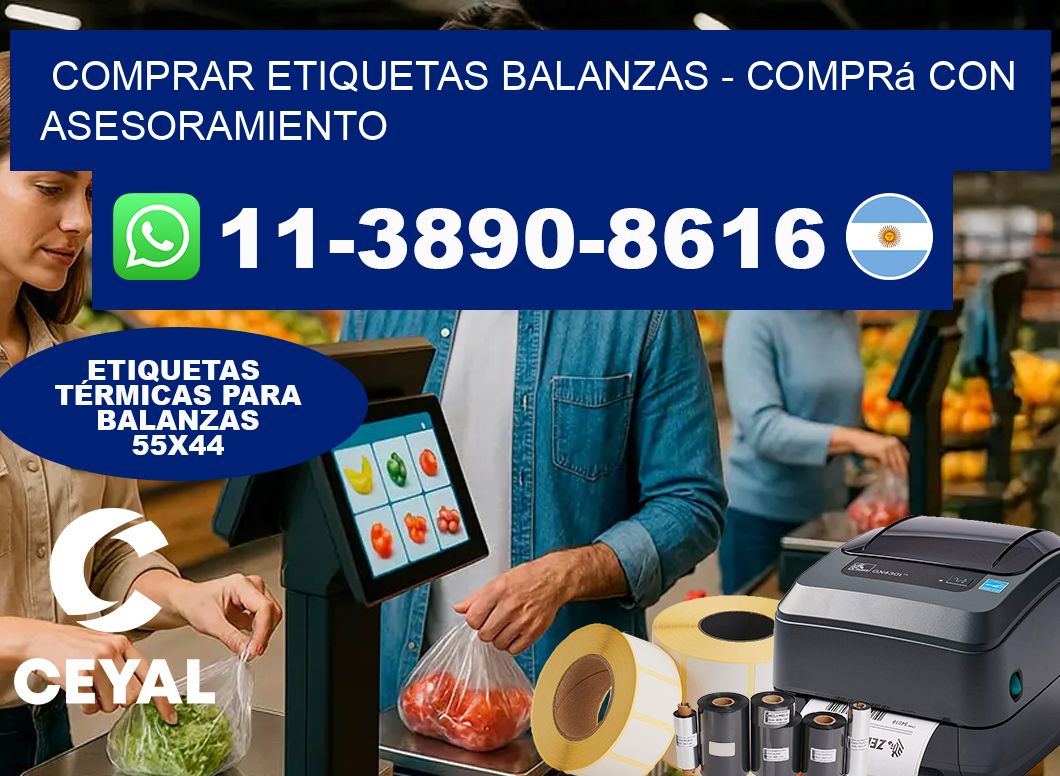 COMPRAR ETIQUETAS BALANZAS - Comprá con asesoramiento