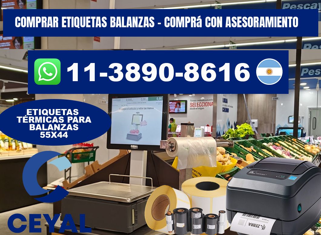 COMPRAR ETIQUETAS BALANZAS - Comprá con asesoramiento