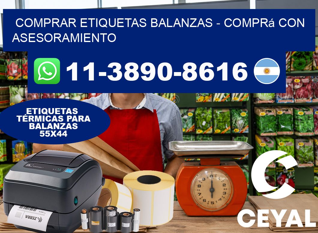 COMPRAR ETIQUETAS BALANZAS – Comprá con asesoramiento