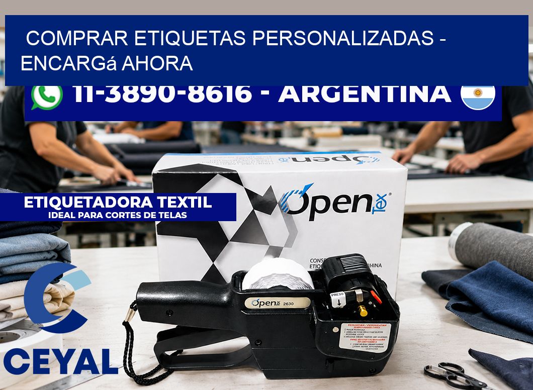 COMPRAR ETIQUETAS PERSONALIZADAS - Encargá ahora