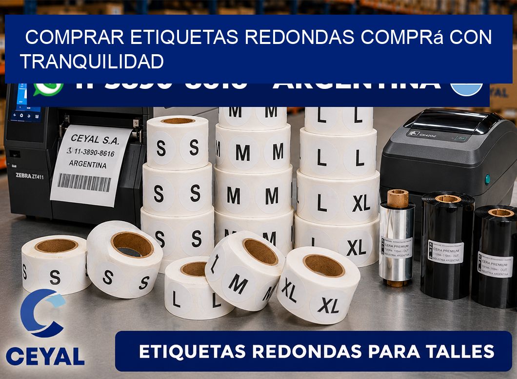 COMPRAR ETIQUETAS REDONDAS Comprá con tranquilidad