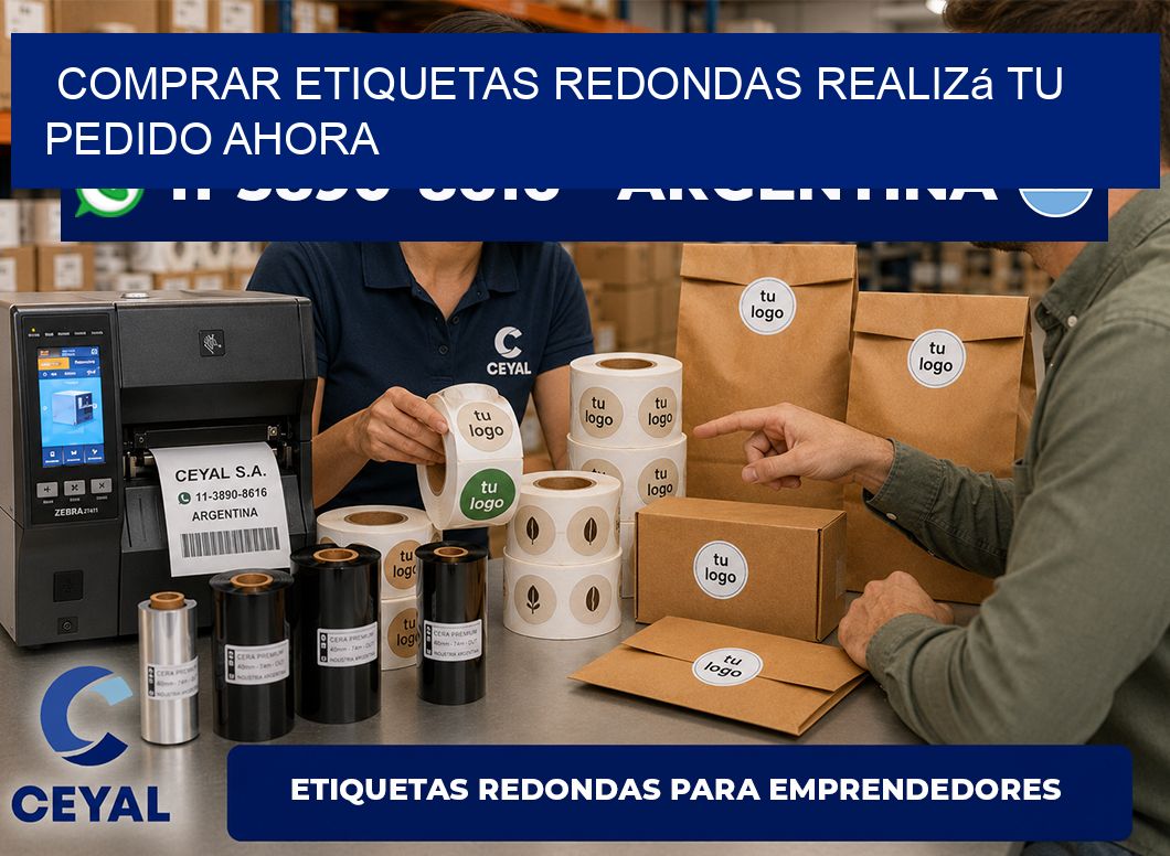 COMPRAR ETIQUETAS REDONDAS Realizá tu pedido ahora