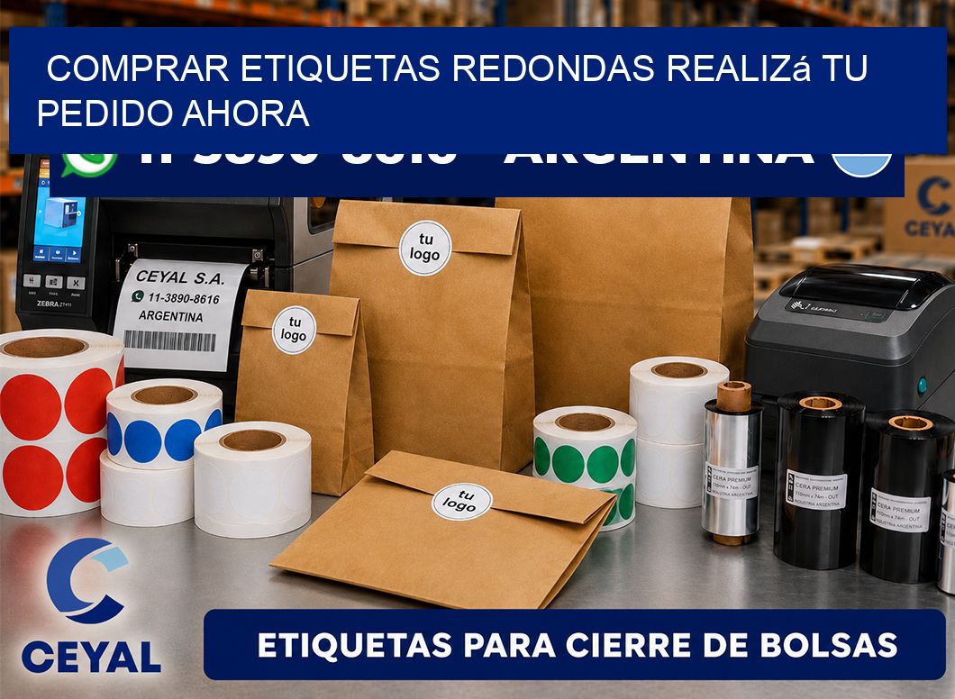 COMPRAR ETIQUETAS REDONDAS Realizá tu pedido ahora