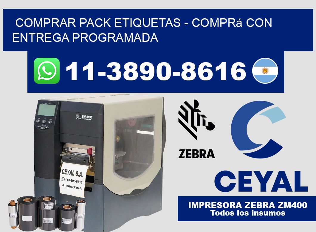 COMPRAR PACK ETIQUETAS - Comprá con entrega programada