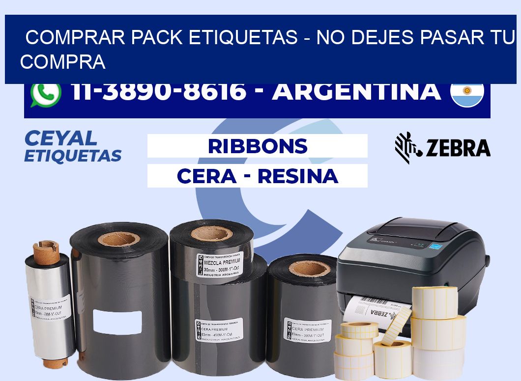 COMPRAR PACK ETIQUETAS - No dejes pasar tu compra