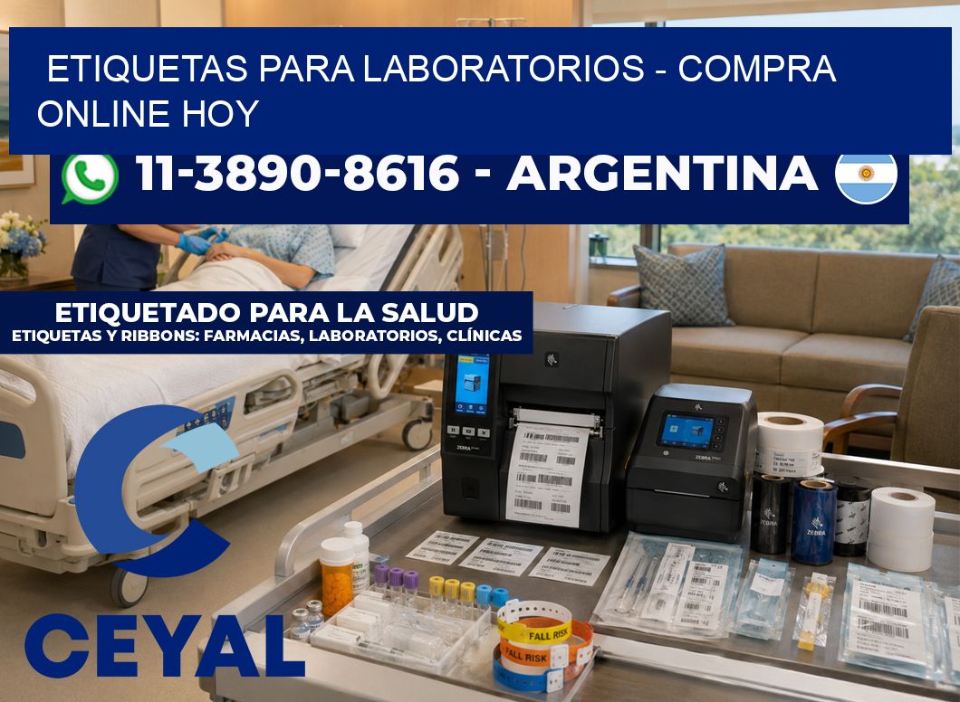 ETIQUETAS PARA LABORATORIOS – Compra online hoy