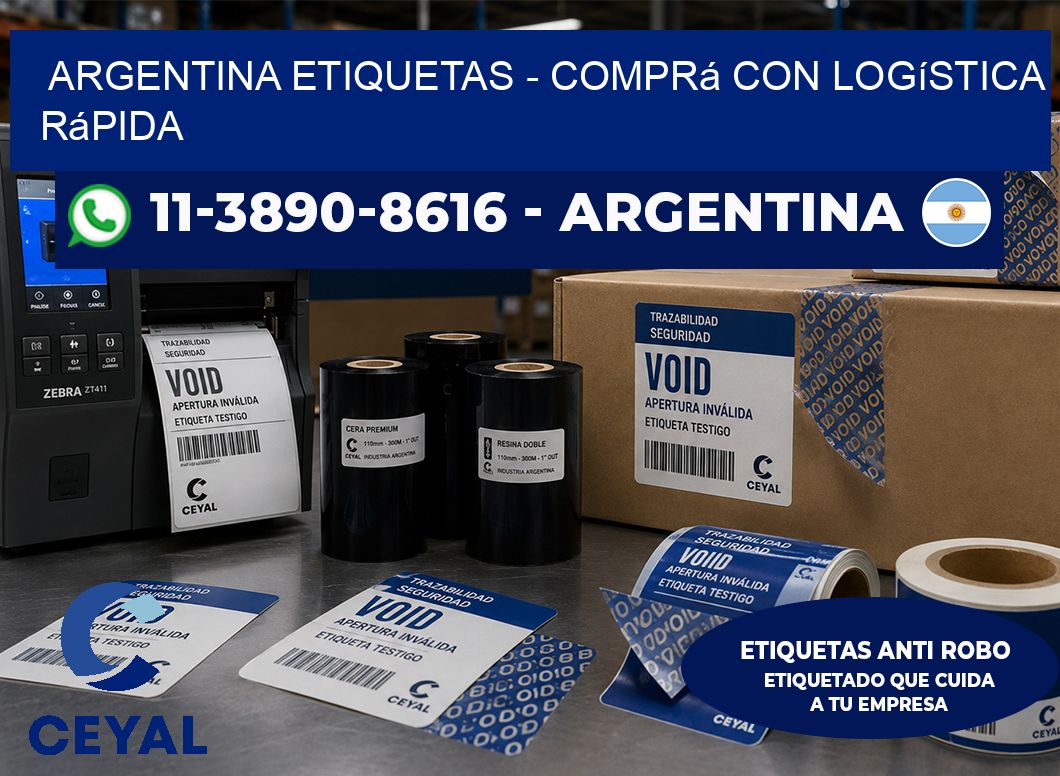 ARGENTINA ETIQUETAS - Comprá con logística rápida
