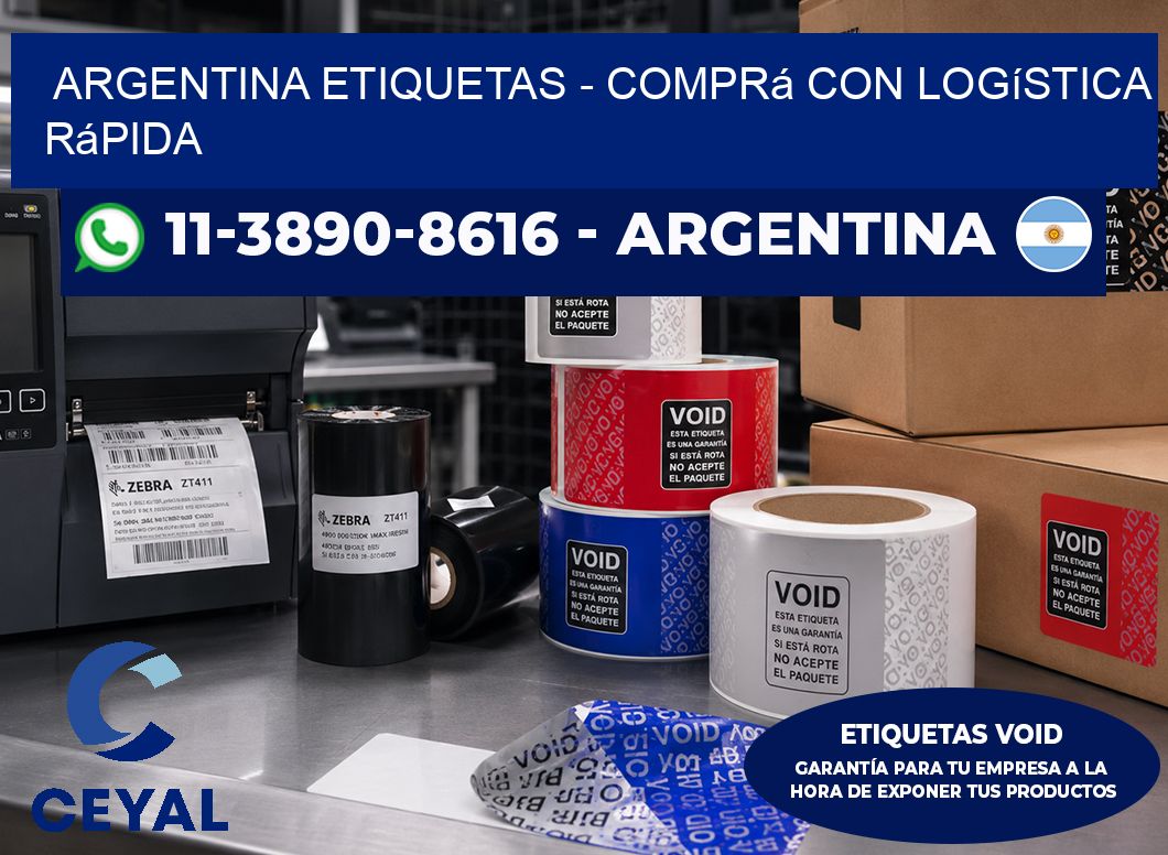 ARGENTINA ETIQUETAS - Comprá con logística rápida