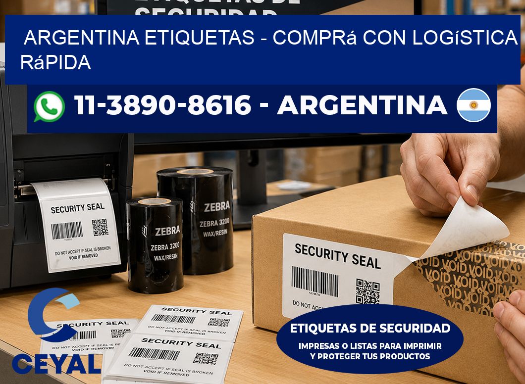 ARGENTINA ETIQUETAS - Comprá con logística rápida