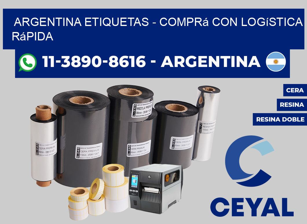 ARGENTINA ETIQUETAS - Comprá con logística rápida