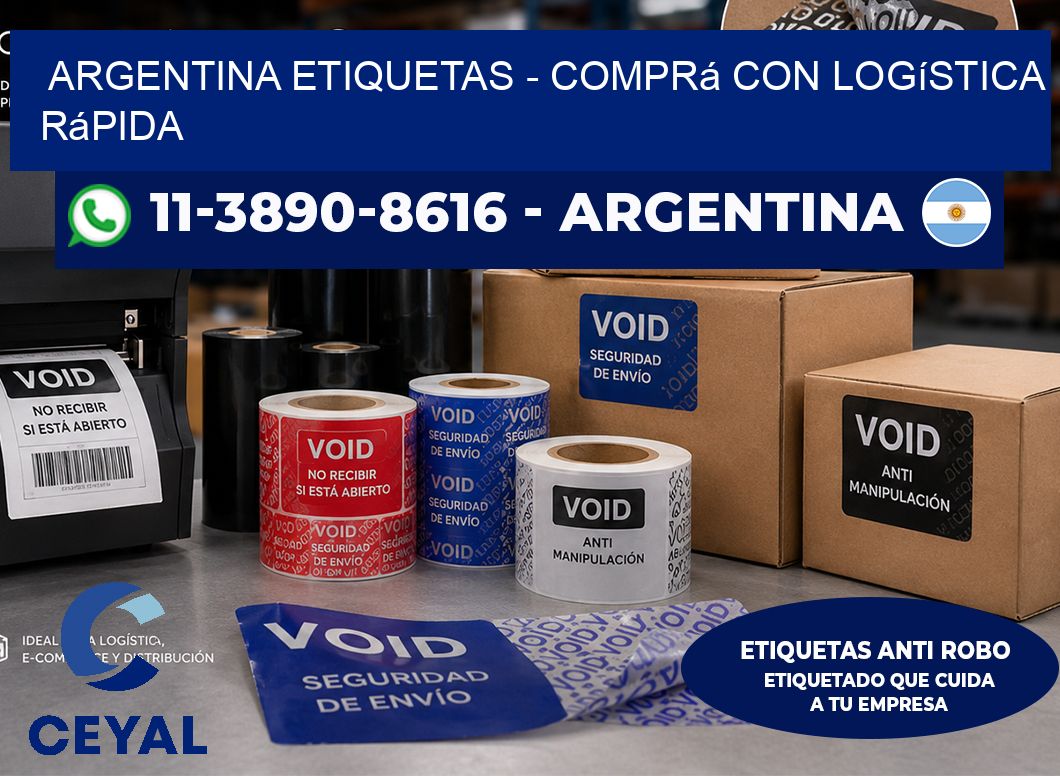 ARGENTINA ETIQUETAS – Comprá con logística rápida