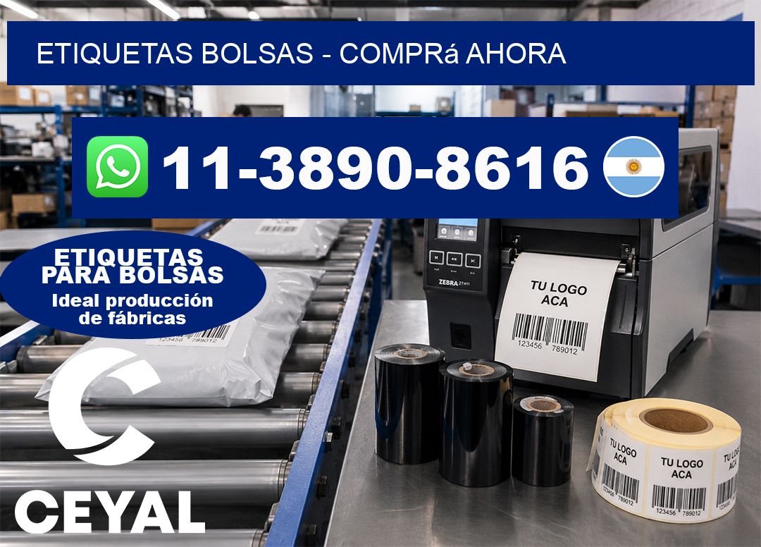 ETIQUETAS BOLSAS – Comprá ahora