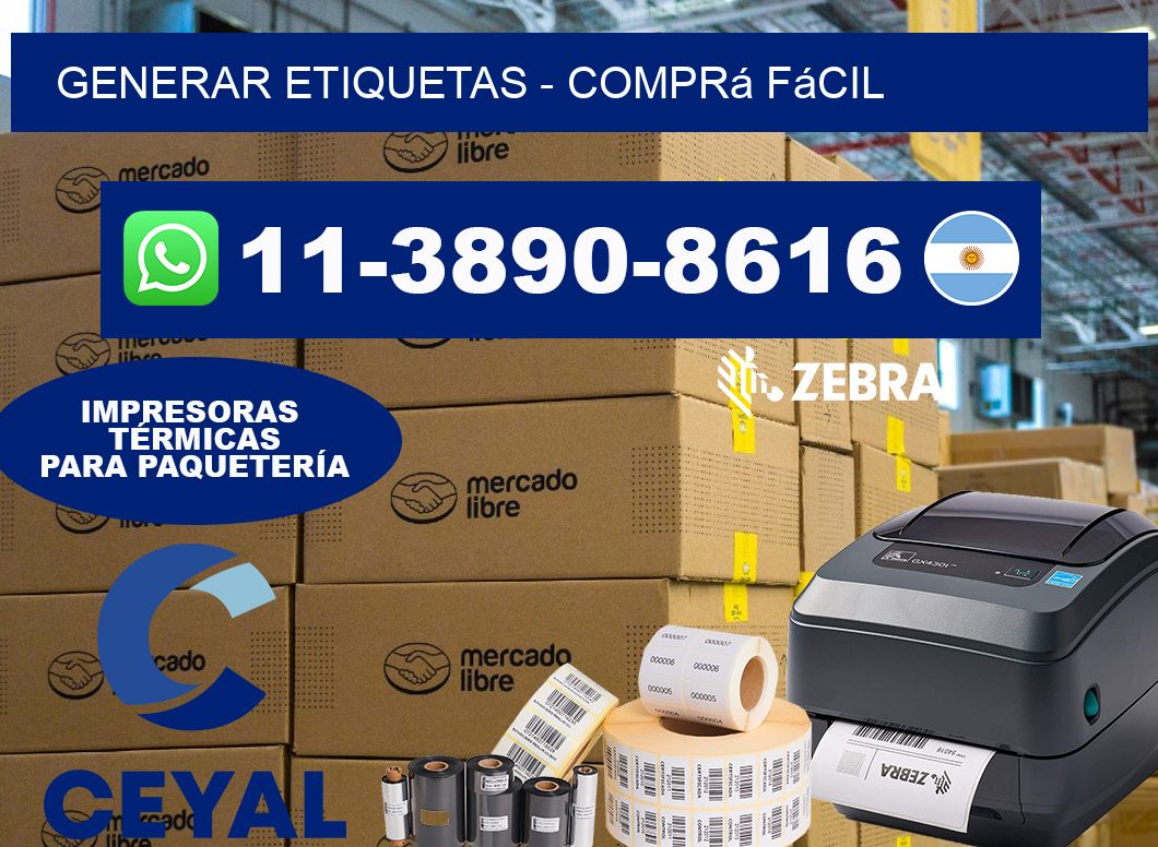 GENERAR ETIQUETAS - Comprá fácil