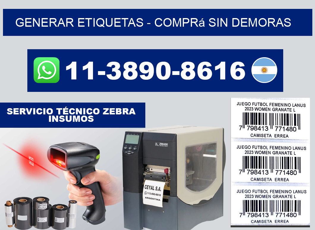 GENERAR ETIQUETAS - Comprá sin demoras