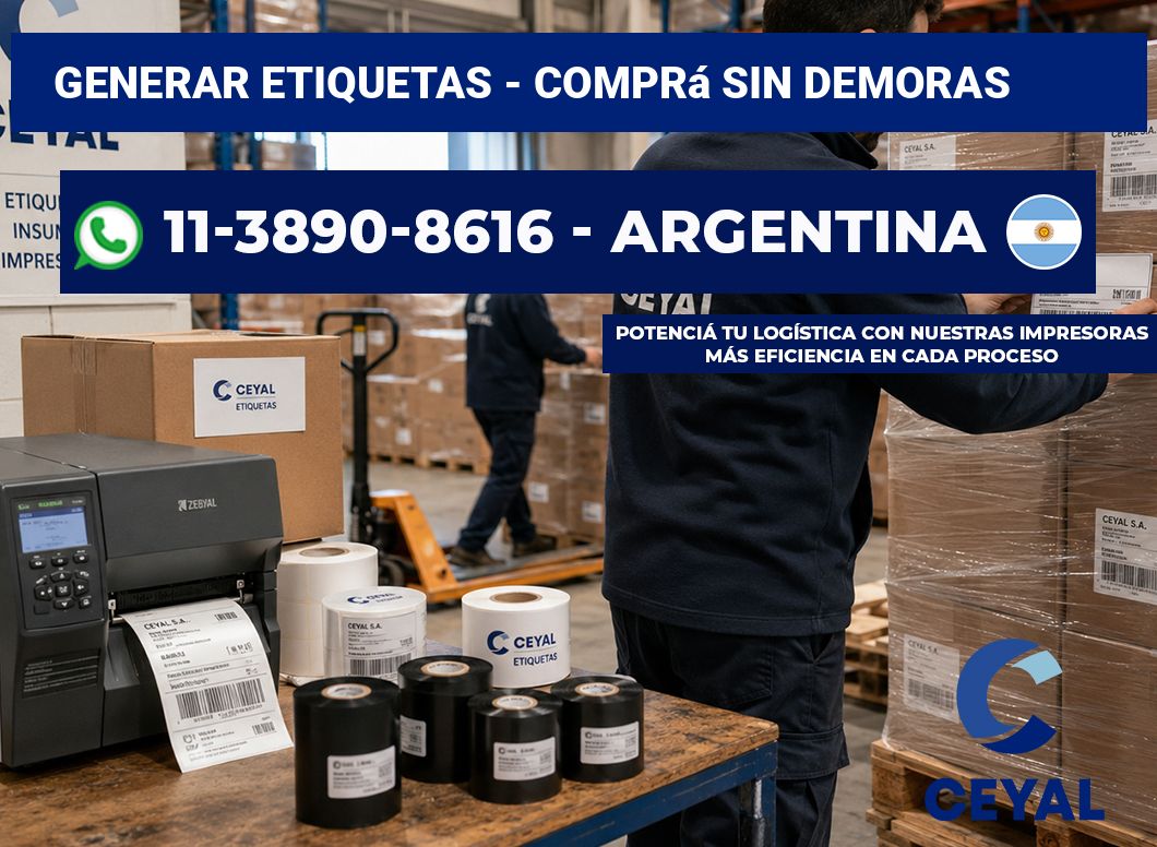 GENERAR ETIQUETAS – Comprá sin demoras