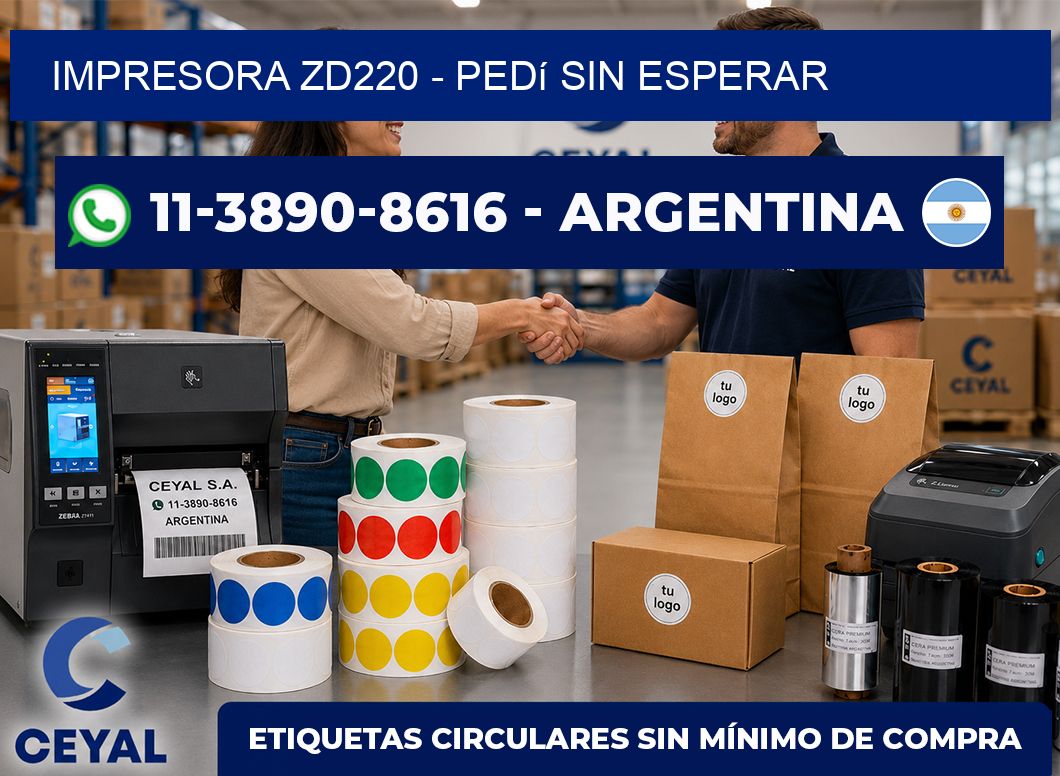 IMPRESORA ZD220 - Pedí sin esperar