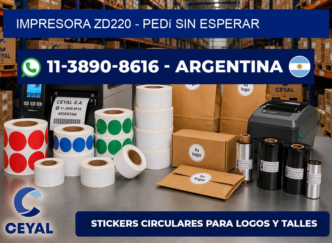 IMPRESORA ZD220 - Pedí sin esperar