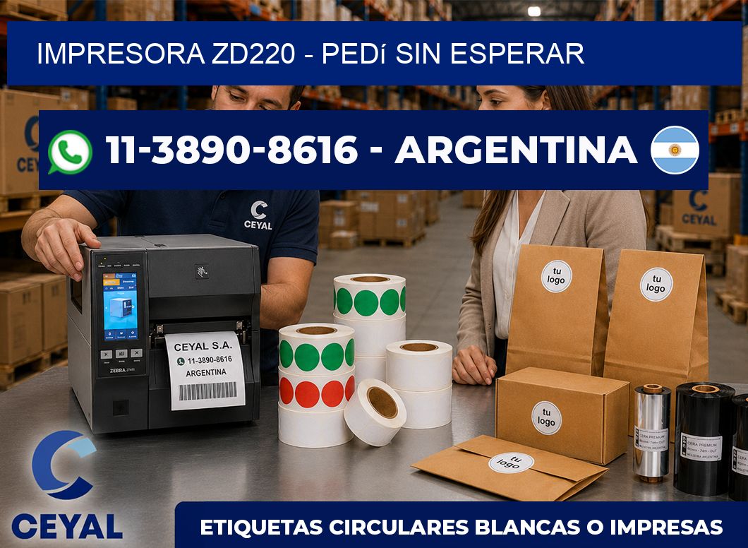IMPRESORA ZD220 – Pedí sin esperar