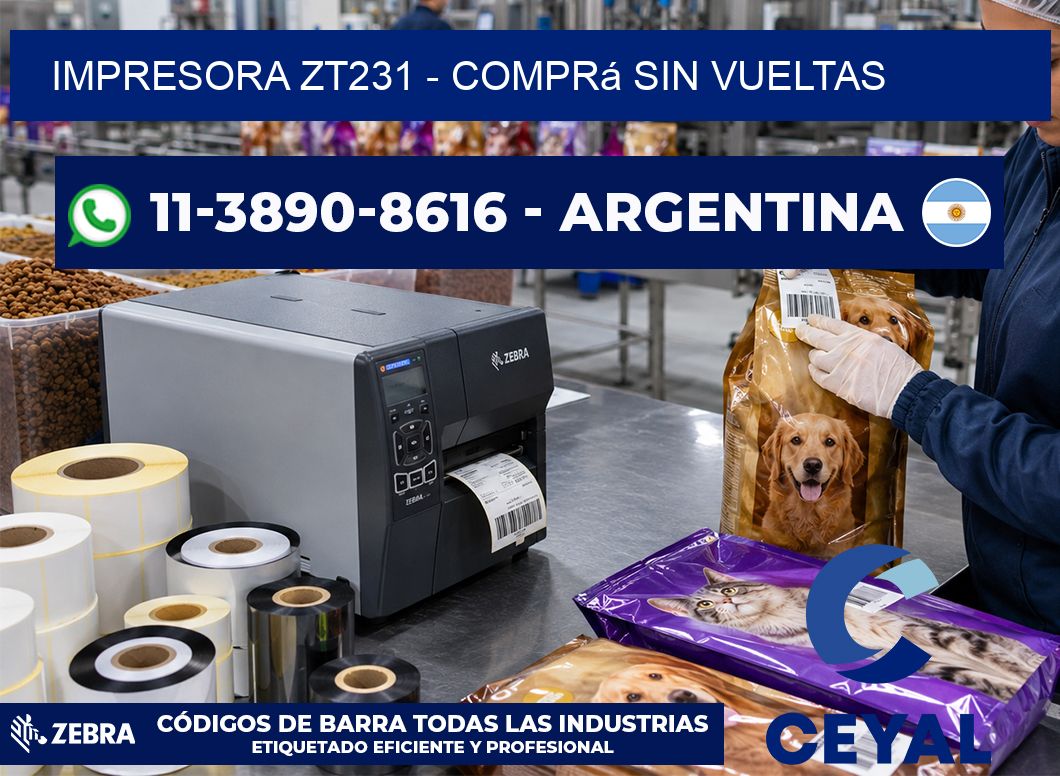 IMPRESORA ZT231 - Comprá sin vueltas