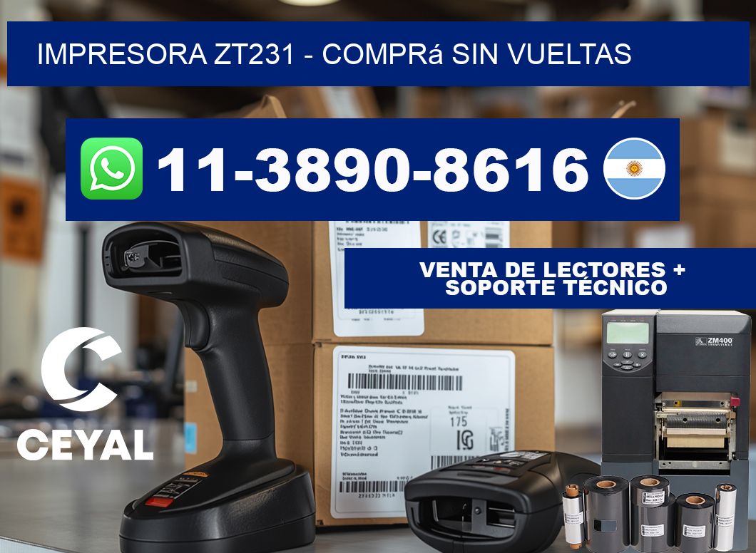 IMPRESORA ZT231 - Comprá sin vueltas
