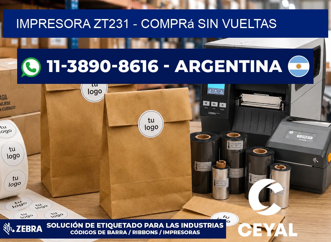 IMPRESORA ZT231 – Comprá sin vueltas
