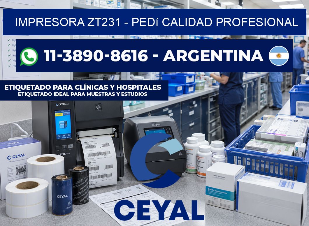IMPRESORA ZT231 – Pedí calidad profesional