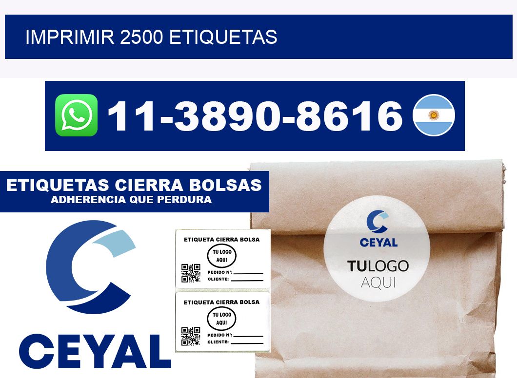 IMPRIMIR 2500 ETIQUETAS