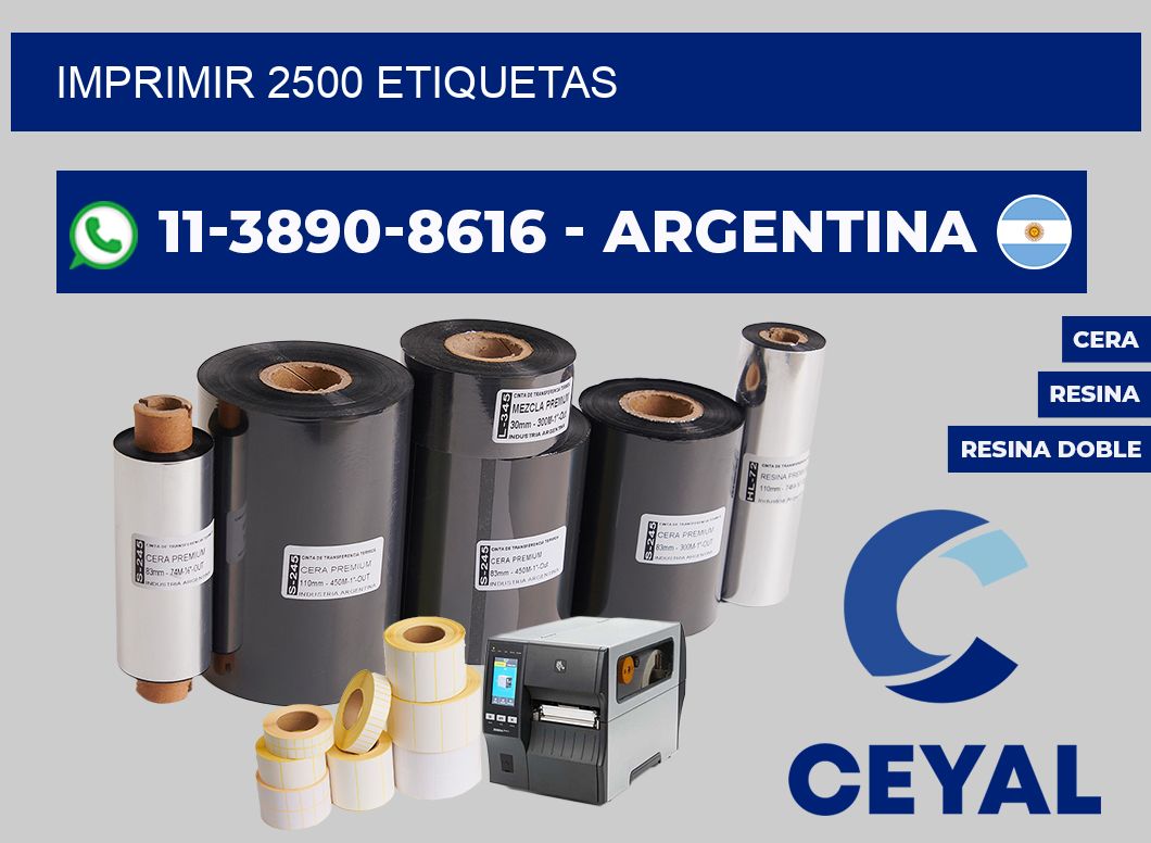 IMPRIMIR 2500 ETIQUETAS