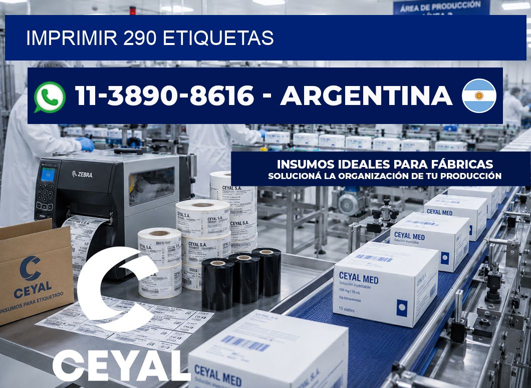 IMPRIMIR 290 ETIQUETAS