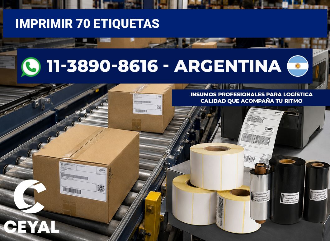 IMPRIMIR 70 ETIQUETAS