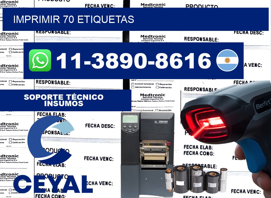 IMPRIMIR 70 ETIQUETAS