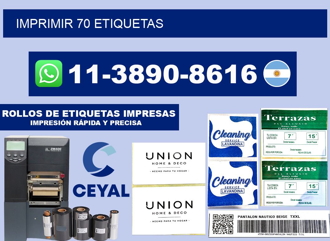 IMPRIMIR 70 ETIQUETAS