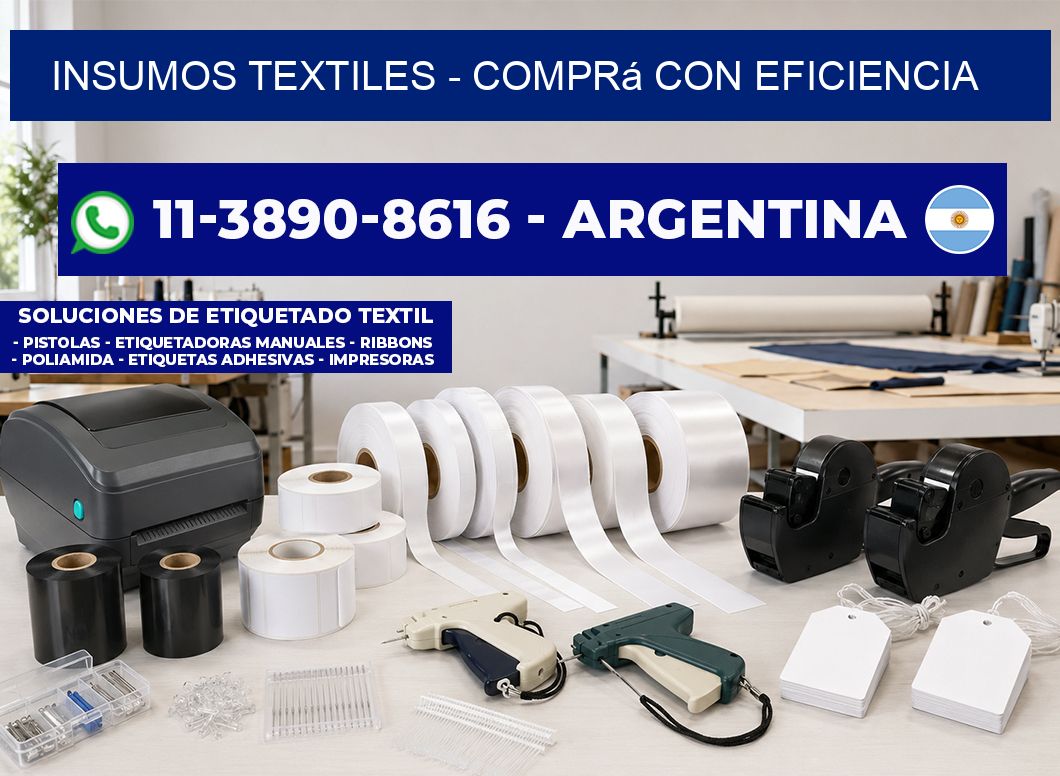 INSUMOS TEXTILES - Comprá con eficiencia