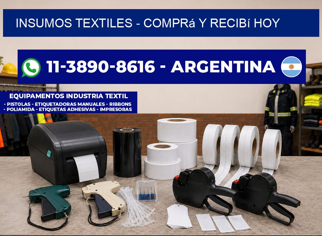 INSUMOS TEXTILES - Comprá y recibí hoy