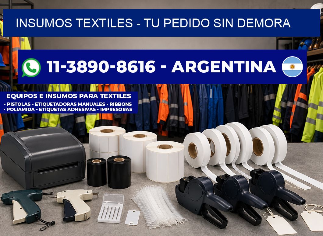 INSUMOS TEXTILES - Tu pedido sin demora