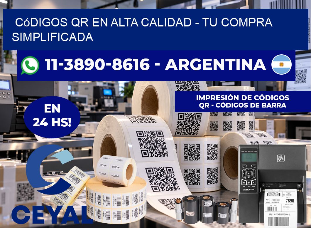 Códigos QR en Alta Calidad - Tu compra simplificada