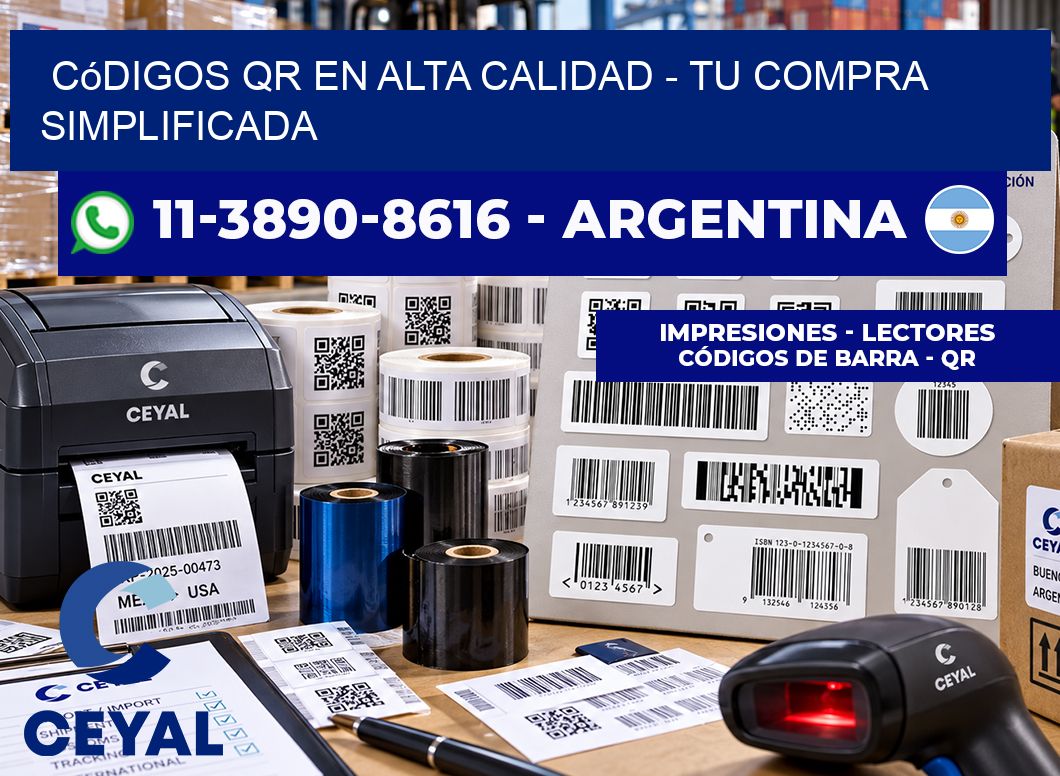 Códigos QR en Alta Calidad – Tu compra simplificada